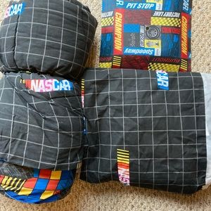 NASCAR kids comforter set.